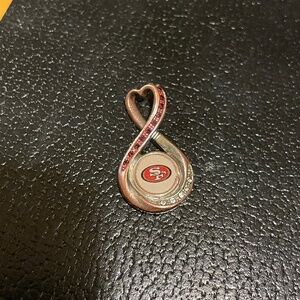 San Francisco 49ers Infinity Necklace Pendant